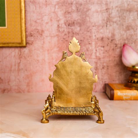 The Advitya | Chakra Brass Singhasan - God Throne | Brass Singhasan