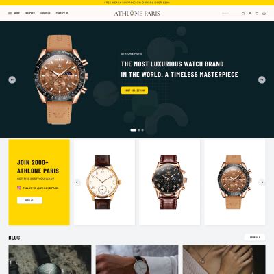 Free Watches WordPress Theme – A Gutenberg Friendly Watch Theme