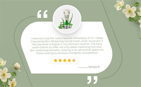 Lotus Herbals 3 in 1 Deep Cleansing Facial Foam | Face Wash for Women ...