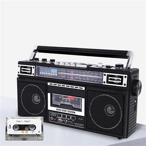 Amhuui Retro Radio Cassette Player, Cassette Recorder, Tape Player ...