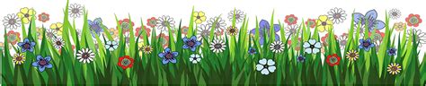 Akki Wold Green Grass with Flower Wall Sticker for Kid's Living Room ...