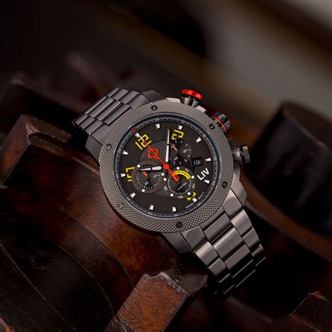 Shop Venom Yellow LIV GX1 Swiss Quartz Watch – LIV Swiss Watches