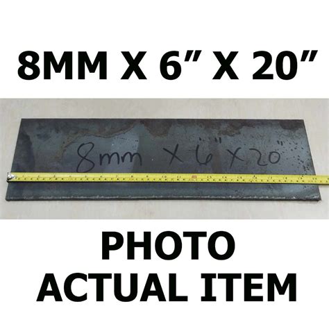 MS BASE PLATE 8MM X 6" X 20" MILD STEEL ...