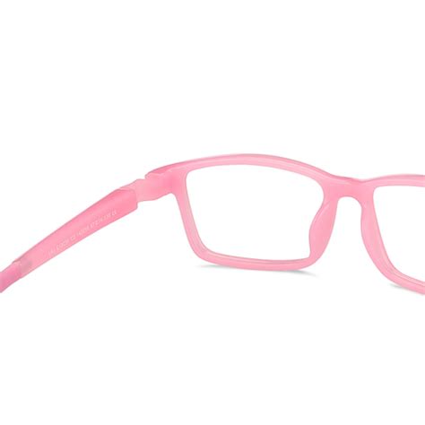 Buy Kids Glasses: Pink Full Rim Rectangle Kids 8-12 yrs Lenskart Junior ...
