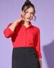 Buy Red Shirts for Women by Angloindu Online | Ajio.com