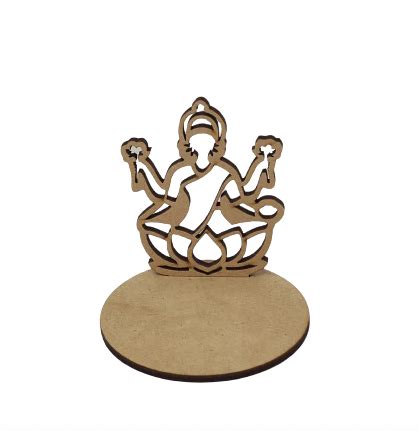 DIY Colouring Wooden Goddess Lakshmi Tea Light Holder – Little Canvas