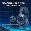 JBL Quantum 100, Wired Over Ear Gaming Headphones with mic for PC ...