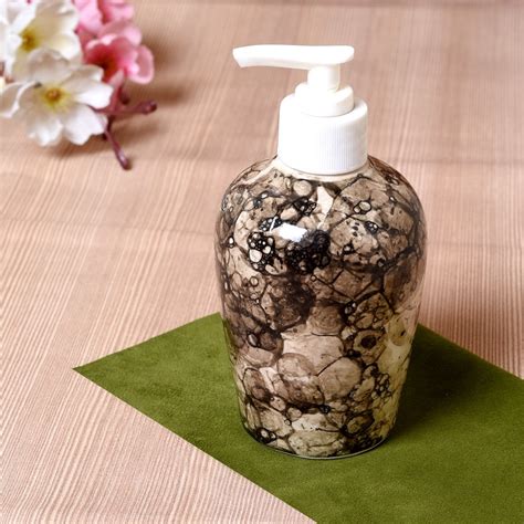 Unravel India Ceramic Brown Studio soap Dispenser, 1 Lb : Amazon.in ...