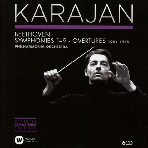Herbert von Karajan - Beethoven: Symphonies No.1-9 & Overtures (6CD Box ...