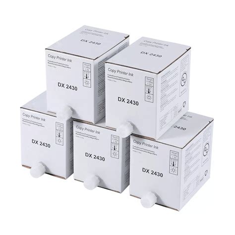 VAVIA DX 2430 / RICOH DX2430 Black Ink for RICOH, Pack of 5 Inks ...