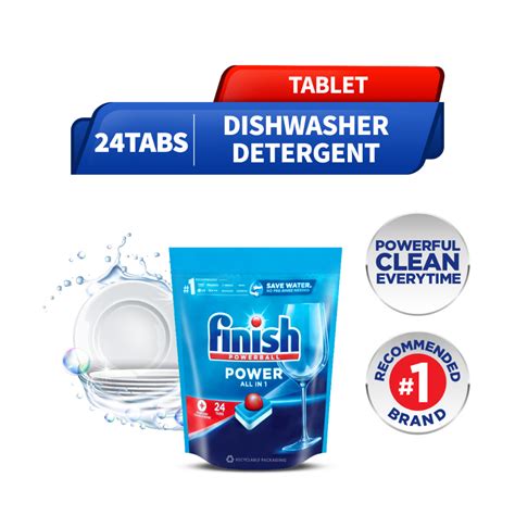 Finish Dishwasher Detergent Tablet (24 Tabs) | Shopee Singapore