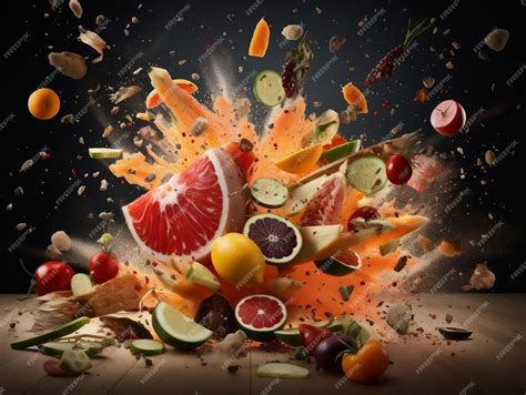 Image result for Exploding Food Drawing