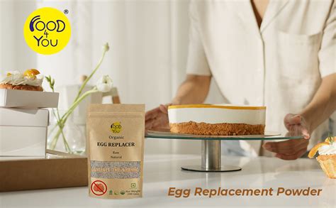 Food 4 You Organic Egg Replacement Powder 200 Gm (Vegan, Natural ...