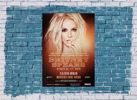 Britney Spears - Peace Of Me, Berlin 2018 - Konzertplakat, 22,90