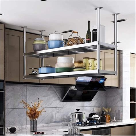 Ceiling Mounted Shelves Kitchen at Crystal Blackwell blog
