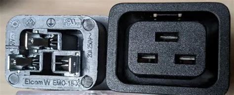 Power Inlet - EMI-28 C20 Socket/Inlet Elcom Make Trader - Retailer from ...