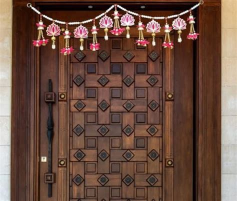 Buy Virushka Handmade Trendy Pink Bandarwal For Main Door Entry With ...