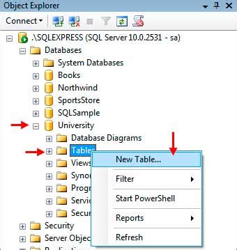 Image result for Microsoft SQL Server Table