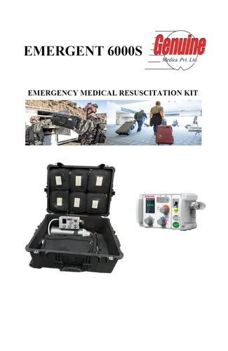 Emergency Resuscitation Ventilator Kit - Emergency Resuscitation Kit ...