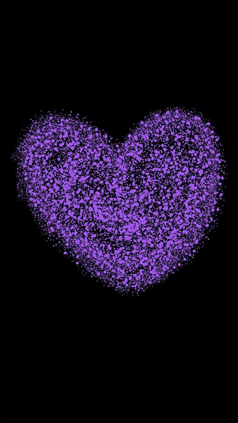 [100+] Purple Heart Backgrounds | Wallpapers.com