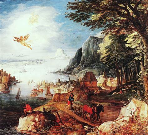 What Is The Theme Of The Painting Landscape With The Fall Of Icarus at ...