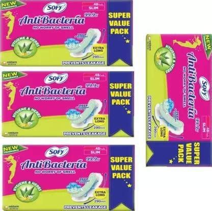 SOFY Antibacteria XL 48 (pack of 4) Sanitary Pad | Buy Women Hygiene ...