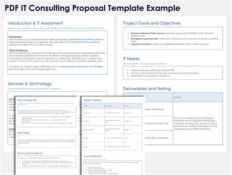 Free PDF Consulting Proposal Examples, Samples & Templates