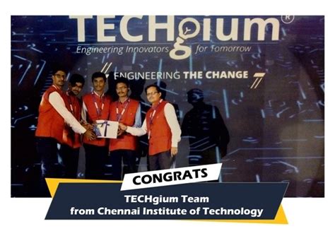 Awards and Recognition - Chennai Institute of Technology