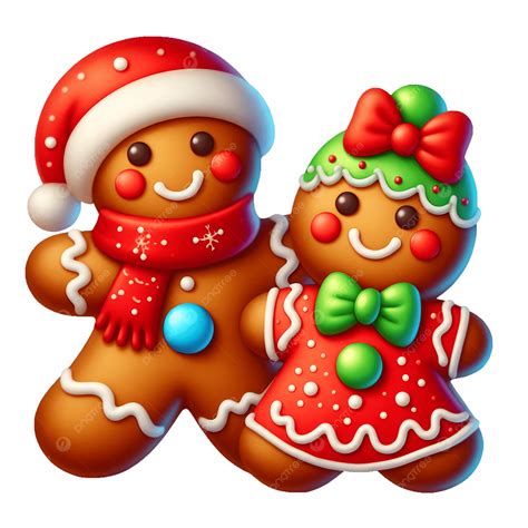 Christmas Gingerbread Man Clipart Illustration, Gingerbread Man ...