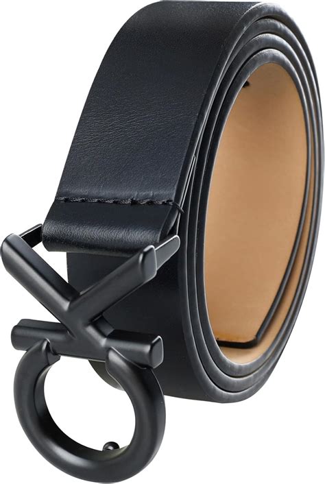 Calvin Klein Men's Cut Out Buckle Belt with CK India | Ubuy