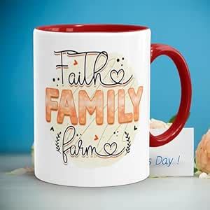 Buy Cherished Gift for Family 11OZ Ceramic Coffee Mug, 330ml - Ideal ...