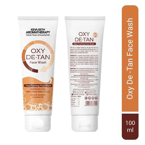 Oxy De Tan Clay Foaming Facewash Hydration & Moisturizing Infused with ...