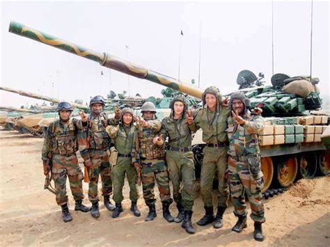 Army leaders of India & Russia during military exercise - Indra: India ...