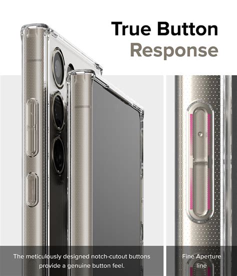 Samsung Galaxy S24 ultra Back Cover Case | Fusion - Clear