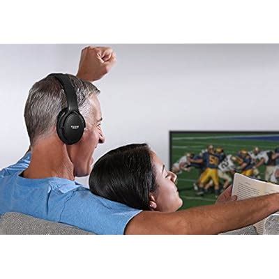 Sharper Image TV Wireless Headphones - Black India | Ubuy