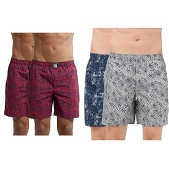 Buy Jockey Us57 Men's Super Combed Mercerized Cotton Woven Printed ...