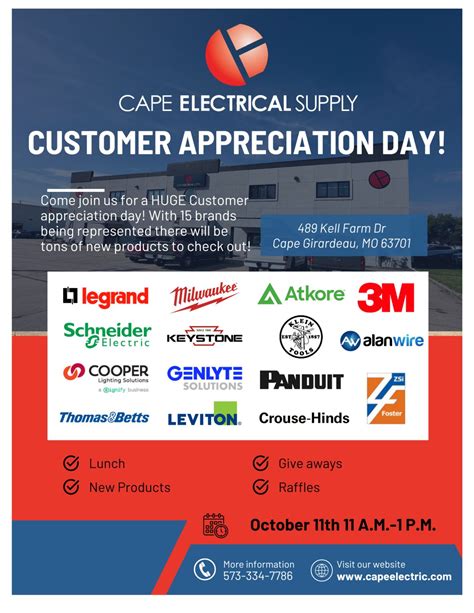 Cape Electrical Supply on LinkedIn: 🚨MARK YOUR CALENDARS!🚨 On October ...