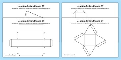 Líontáin cruthanna (teacher made) - Twinkl