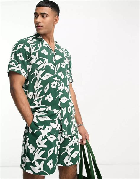 Green Floral New Look Co-Ords – Roar Fox