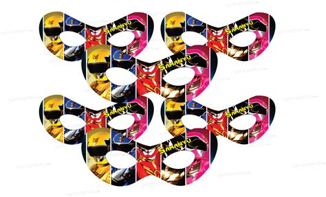 Power Rangers Theme Classic Eye Mask | Party Supplies India Online