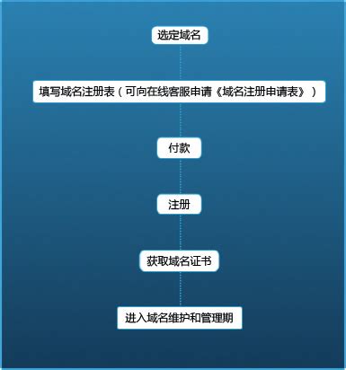 顶级域名注册流程图版