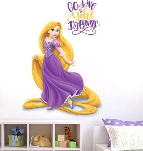 Wallmonks 100 cm Tangled - Rapunzel - Disney Princess - Go Live your ...