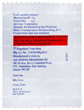 Mesacol Cr 1g Granules: Uses, Side Effects, Price & Substitutes