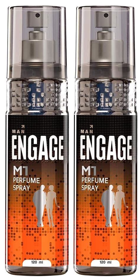 Buy Engage M1 Perfume Spray For Men, Citrus and Woody, Skin Friendly ...