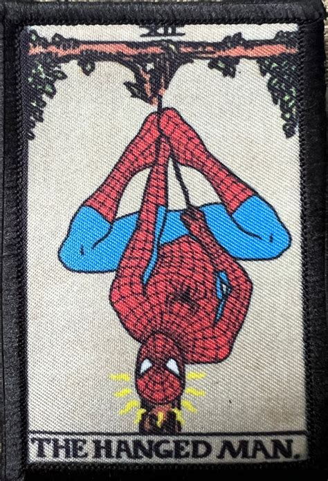 Spider-Man Tarot Card Morale Patch – Swing into Action with The Hanged ...