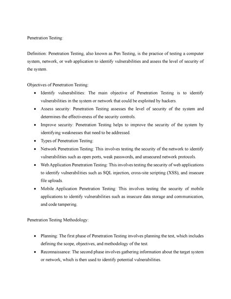 Penetration Testing - kishore - Penetration Testing: Definition ...