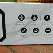 Zoook Rocker Thunder Bluetooth Party Speaker 20 watts with Karaoke Mic ...