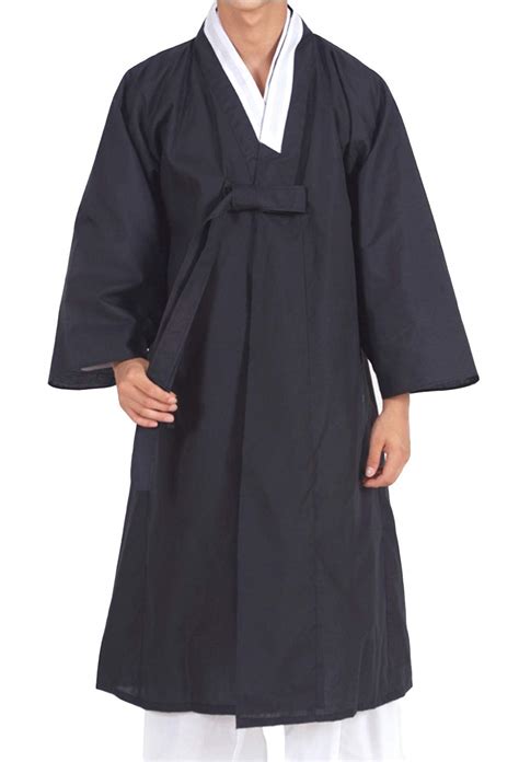 Men Outer Coat Korean Hanbok Traditional Clothing Durumagi Robe ...