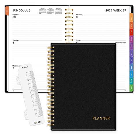Sunee Academic Planner 2025 2026 Weekly And Monthly July 2025 ...