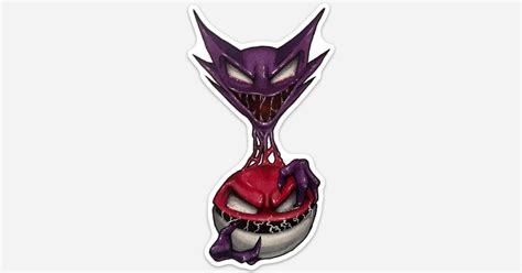 Haunter and Voltorb by Ariana | Die cut stickers | Sticker Mule India